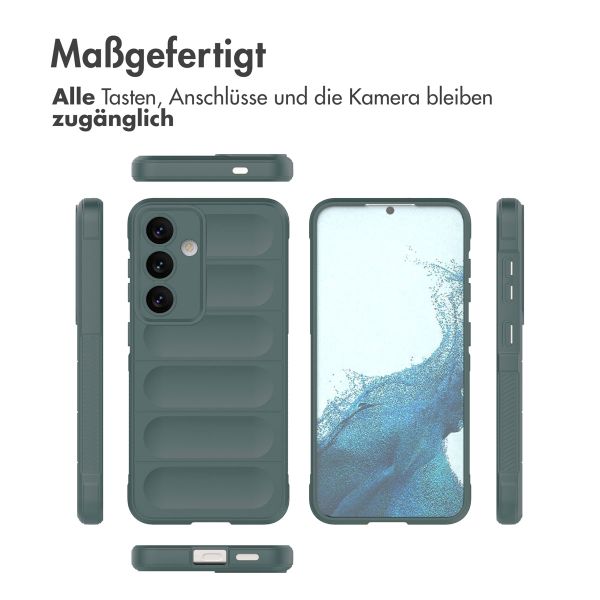 imoshion EasyGrip Back Cover für das Samsung Galaxy S24 Plus - Dunkelgrün