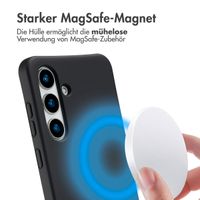 imoshion Color Backcover mit abtrennbarem Band MagSafe für das Samsung Galaxy S24 / S25- Schwarz