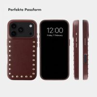 Selencia Studs Backcover mit MagSafe Apple iPhone 18 Pro Max / 17 Pro Max - Cacao Crush