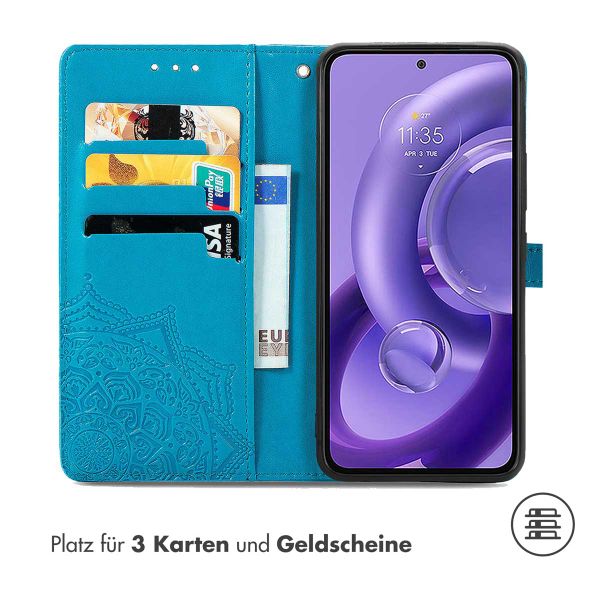 imoshion Mandala Klapphülle Motorola Edge 30 Neo - Türkis