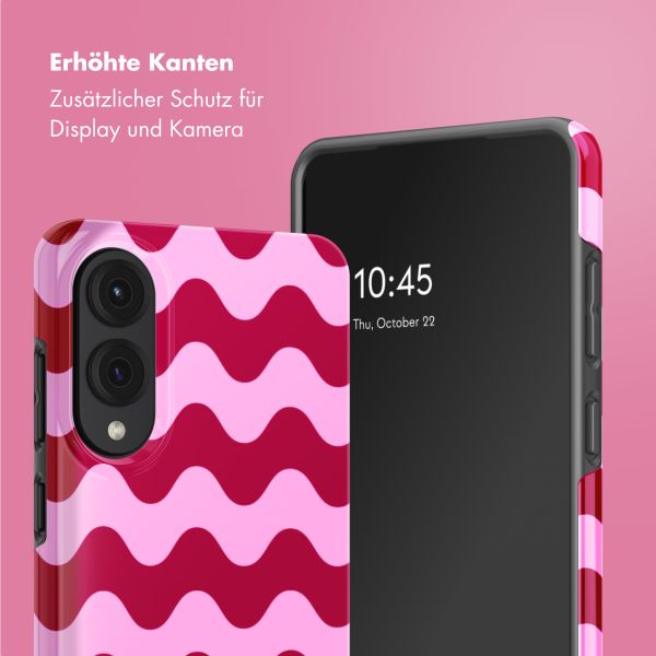 Selencia Vivid Back Cover Samsung Galaxy S25 Edge - Wave Vibes Lipstick