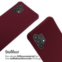 imoshion SilikonHülle mit Band Samsung Galaxy A32 (4G) - Dunkelrot