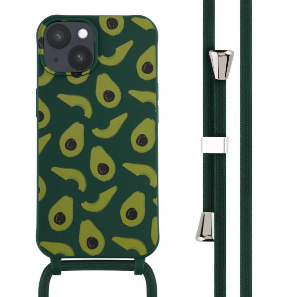 imoshion SilikonHülle design mit Band Apple iPhone 14 - Avocado Green