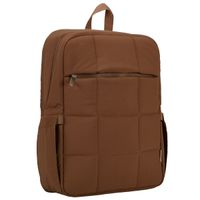 Selencia Vaya Puffy Laptop Rucksack 16 Zoll - Mocha Brown