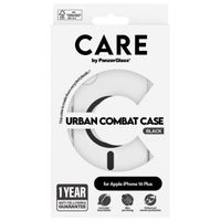 CARE by PanzerGlass Urban Combat Case MagSafe für das iPhone 16 Plus- Transparent / Blau