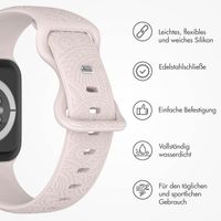 imoshion Graviertes Silikonarmband für die Apple Watch Series 1-9 / SE (38/40/41 mm) | Series 10 (42 mm) - Rosa