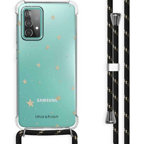 imoshion Design Hülle mit Band Samsung Galaxy A52(s) (5G/4G) - Stars Gold