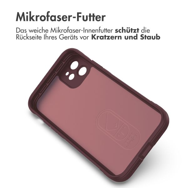 imoshion EasyGrip Back Cover für das iPhone 11 - Aubergine