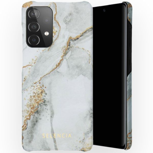 Selencia Maya Fashion Backcover Samsung Galaxy A52(s) (5G/4G) - Marble Stone