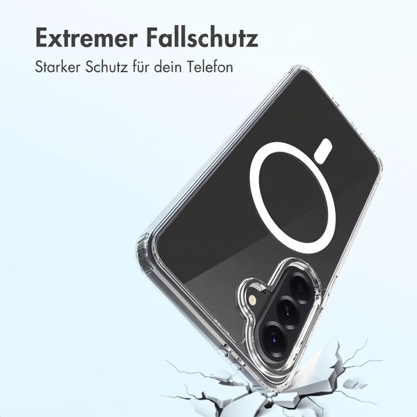 Accezz Xtreme Impact Backcover mit MagSafe Samsung Galaxy S25 - Transparent