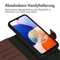 Accezz Premium Leather 2 in 1 Klapphülle für das Samsung Galaxy A14 (5G/4G) - Braun