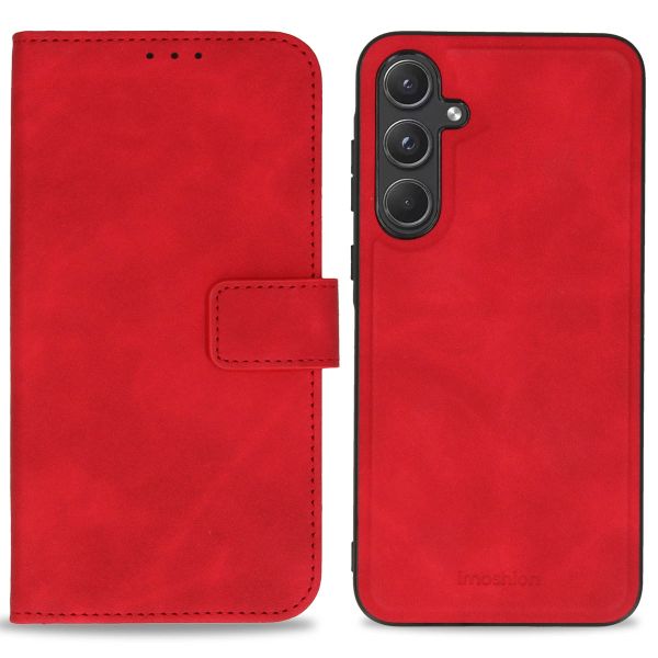 imoshion Entfernbare 2-1 Luxus Klapphülle für das Samsung Galaxy A55 - Rot