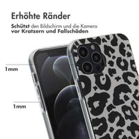 imoshion Design Hülle für das iPhone 12 (Pro) - Leopard Transparent