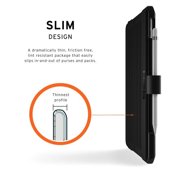 UAG Metropolis Klapphülle Apple iPad 9 (2021) 10.2 Zoll / iPad 8 (2020) 10.2 Zoll / iPad 7 (2019) 10.2 Zoll - Schwarz