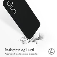 Accezz Liquid Silikoncase Samsung Galaxy A35 - Schwarz