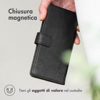 imoshion Luxuriöse Klapphülle Samsung Galaxy A22 (5G) - Schwarz