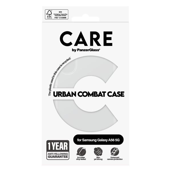 CARE by PanzerGlass Urban Combat Case Samsung Galaxy A56 - Transparent