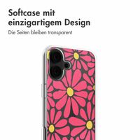 imoshion  Design Hülle für das iPhone 16 - Dusty Rose Flowers Connect