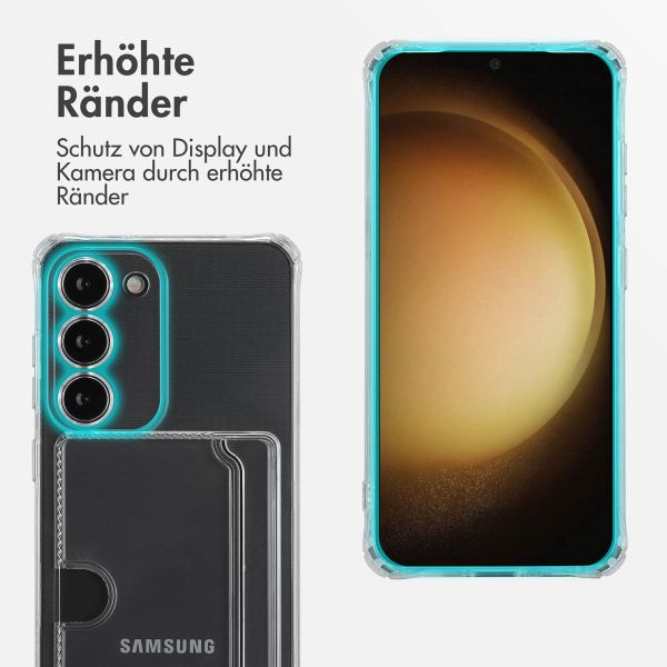 imoshion Soft Case Back Cover mit Kartenhalter Samsung Galaxy S23 - Transparent