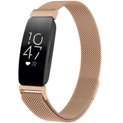 imoshion Mailändische Magnetarmband für das Fitbit Inspire - Größe S - Rose Gold