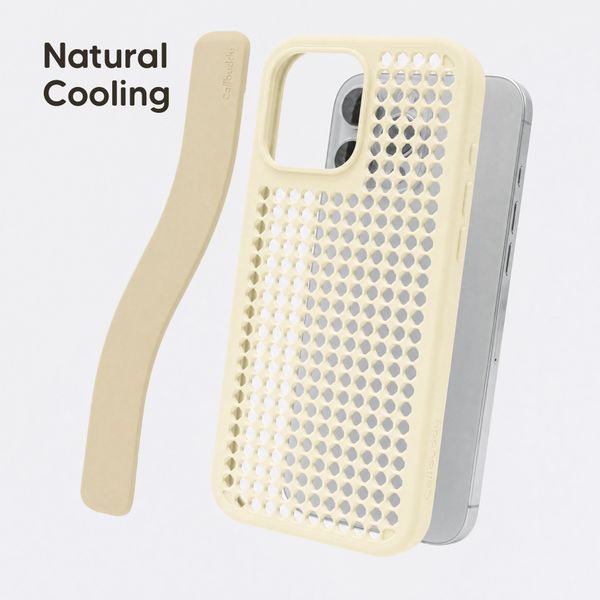 Callbuddy Hülle mit Strap Apple iPhone 16 Pro Max - Sand Glow
