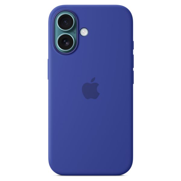 Apple Silikon-Case MagSafe für das iPhone 16 - Ultramarine