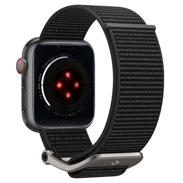 Spigen DuraPro Flex Armband für das  Apple Watch Series 1 t/m 11 / SE / Ultra (44/45/46/49 mm) - Schwarz