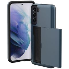 imoshion Backcover mit Kartenfach Samsung Galaxy S21 - Dunkelblau