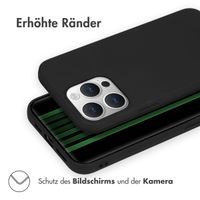 Accezz Color TPU Hülle Apple iPhone 15 Pro Max - Schwarz