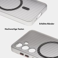 Accezz Lite Backcover mit MagSafe | Fluted | Samsung Galaxy S24 - Grau