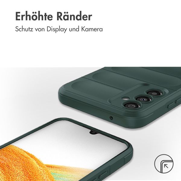 imoshion EasyGrip Back Cover für das Samsung Galaxy A34 (5G) - Dunkelgrün