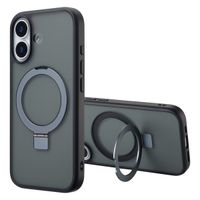 Accezz Ring Stand Backcover mit MagSafe Apple iPhone 17 - Schwarz