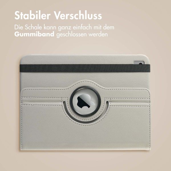 imoshion 360° drehbare Klapphülle Apple iPad 6 (2018) 9.7 Zoll / iPad 5 (2017) 9.7 Zoll - Grau