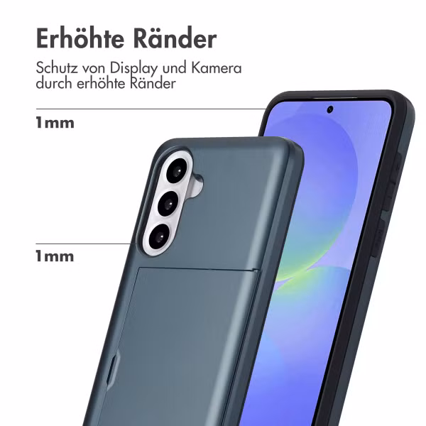 imoshion Backcover mit Kartenfach Samsung Galaxy A36 / A56 - Dunkelblau