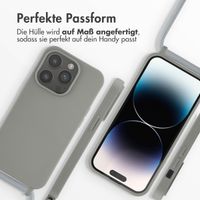 imoshion SilikonHülle mit Band Apple iPhone 14 Pro - Hellgrau
