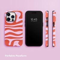 Selencia Vivid Tough Back Cover für das iPhone 14 Pro - Dream Swirl Pink