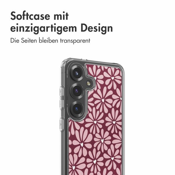 imoshion Design Hülle Samsung Galaxy S25 - Bloom Love Blush