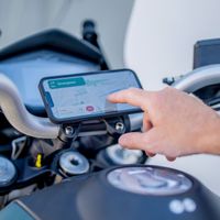 SP Connect Moto Mount LT – Handyhalter fürs Motorrad - Universalhalter für SPC+ Hüllen - Schwarz