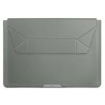 Uniq Oslo Laptop Hülle 14 Zoll - Laptop Sleeve mit faltbarem Laptopständer - Lichen Green