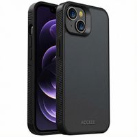 Accezz Rugged Frosted Back Cover Apple iPhone 14 - Schwarz