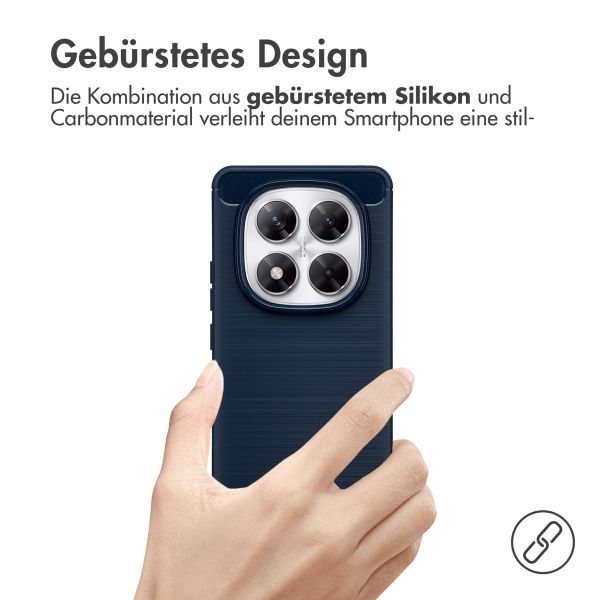 imoshion Brushed Back Cover Xiaomi Poco X7 - Dunkelblau