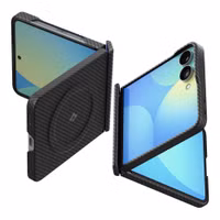 Spigen AirSkin Backcover MagSafe Samsung Galaxy Z Flip 8 - Black