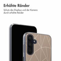 imoshion Design Hülle Samsung Galaxy A35 - Graphic Lines Beige