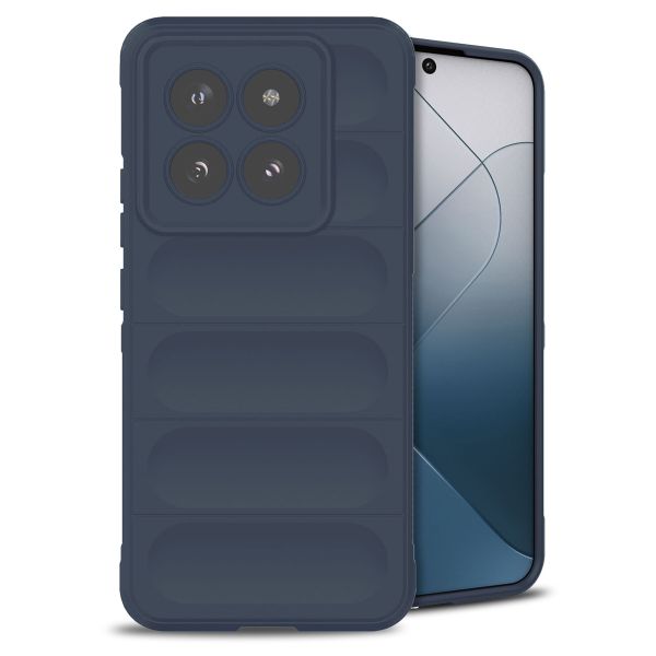 imoshion EasyGrip Back Cover für das Xiaomi 14 Pro - Dunkelblau