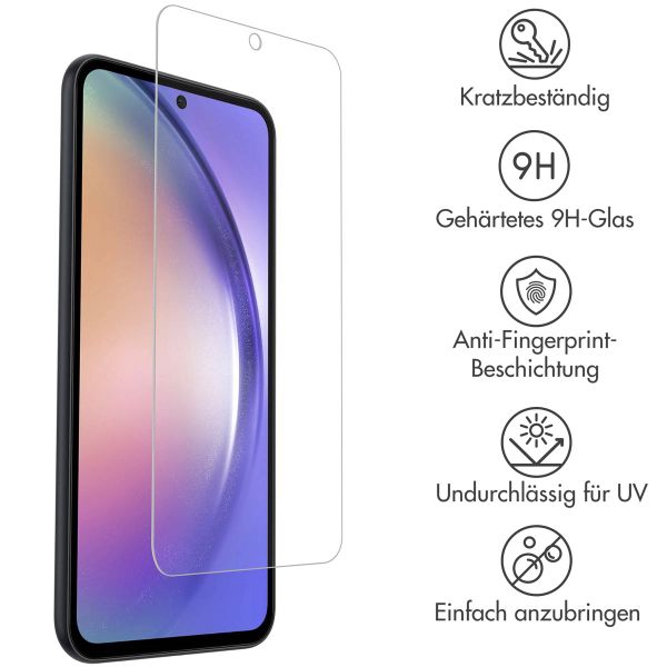 Accezz Screen Protector aus gehärtetem Glas für das Samsung Galaxy S23 FE / A54 (5G)