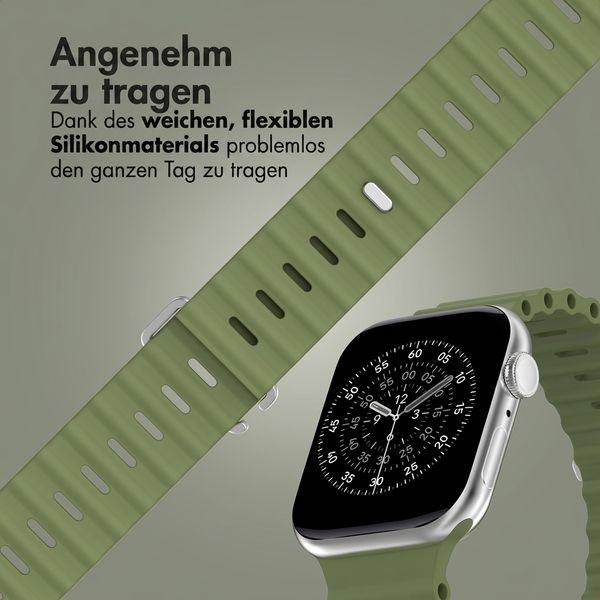 Accezz Ocean Armband für Apple Watch | 38/40/41/42 mm - Khaki