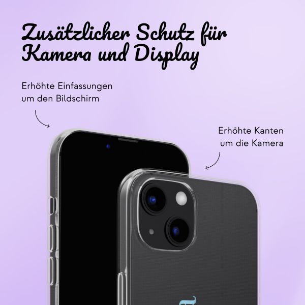 Personalisierte Hülle mit Namen iPhone 12 (Pro) - Transparent