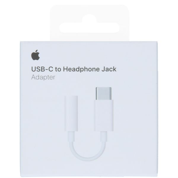 Apple USB-C auf 3,5 mm Jack Audio Adapter - Weiß
