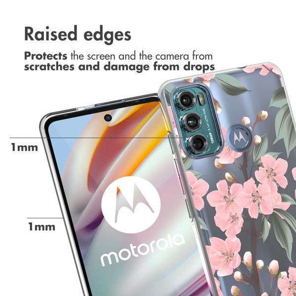 imoshion Design Hülle für das Motorola Moto G60 - Cherry Blossom