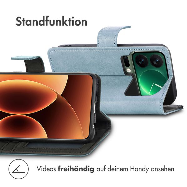 imoshion Luxuriöse Klapphülle Xiaomi 17 Pro Max - Hellgrau